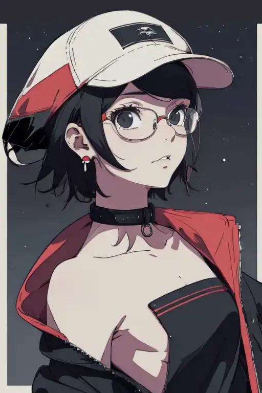 AI Art: Sarada Uchiha by @user-1651894797119344964