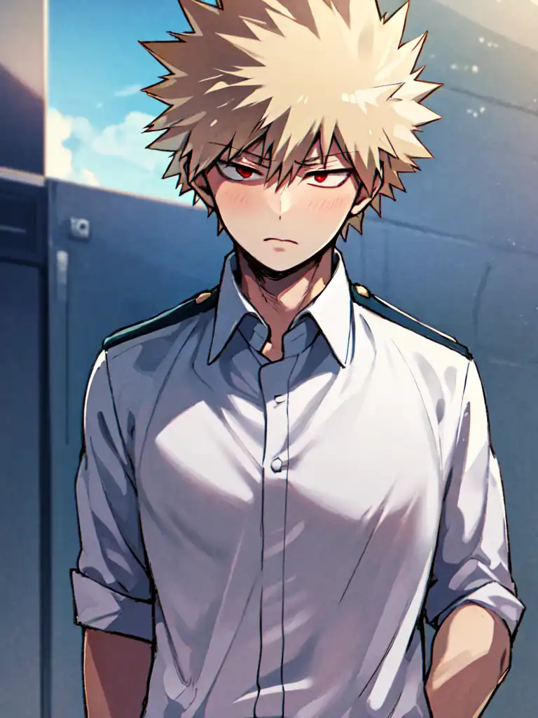 Exploring images in the style of selected image: [Bakugou Katsuki U.A  uniform] | PixAI