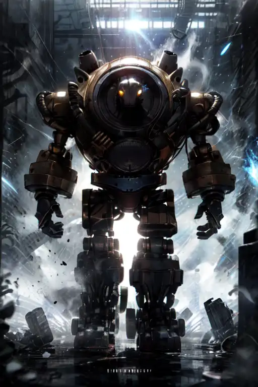 arte conceptual del robot titanfall