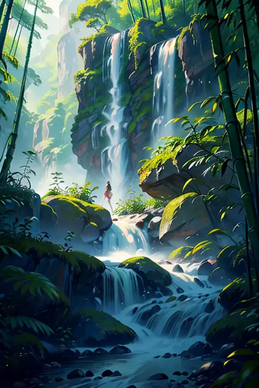 Waterfall Concept Art