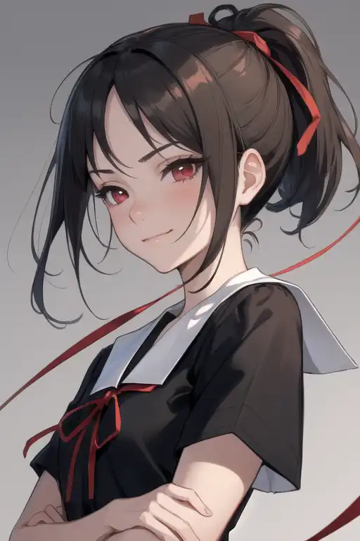 Shinomiya kaguya, school uniform, kaguya-sama wa kokurasetai: tensai tachi  no renai zunousen, HD phone wallpaper