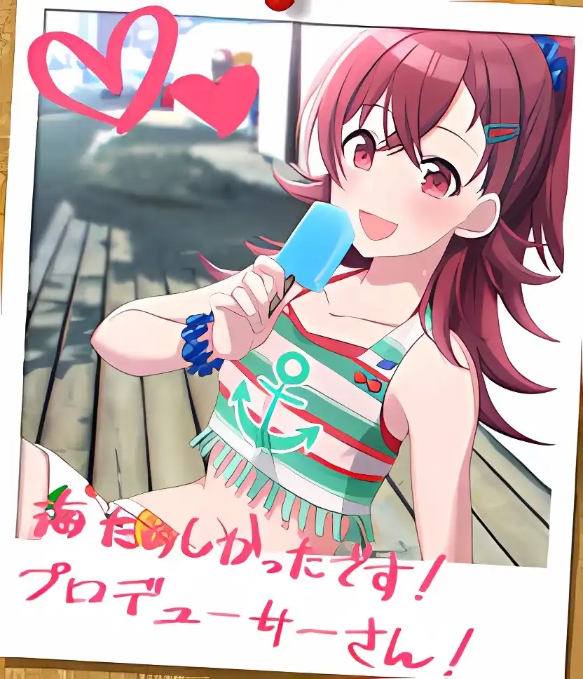 小宮果穂　水着 AI 아트 LoRA 모델: リフレッシュサマー水着衣装 小宮 果穂 (Kaho Komiya) / idolmaster | PixAI