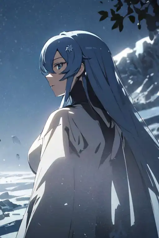 Arte AI: esdeath (corrected) por @licensedviber