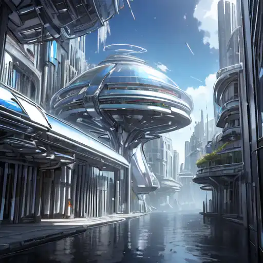 Exploring images in the style of selected image: [Solarpunk City]