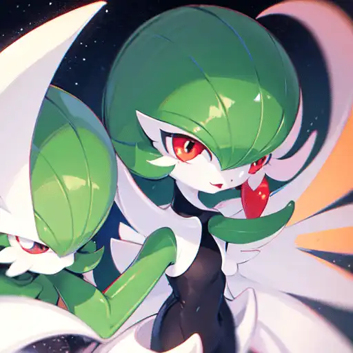 AI Art: Shiny Mega Gardevoir by @Team Yell Grunt