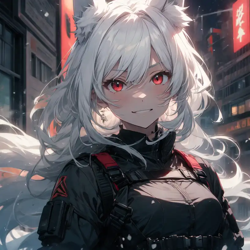 Exploring images in the style of selected image: [Foxgirl Operator 