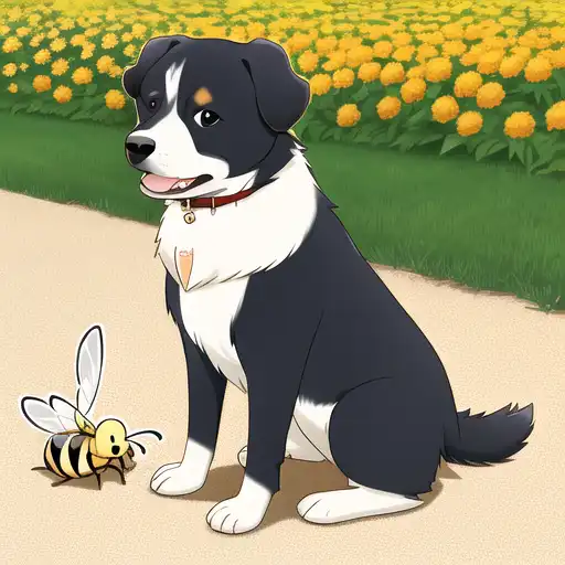 Dog Stepped on A Bee