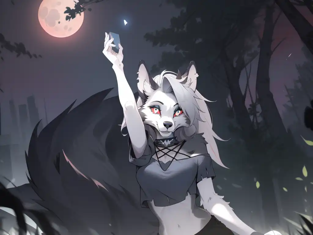 AI Art: Loona Moon by @ThisHaku | PixAI