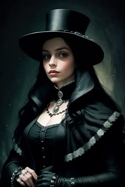 Neo Victorian Goth Girl  Gothic fashion victorian, Dark beauty, Victorian  goth