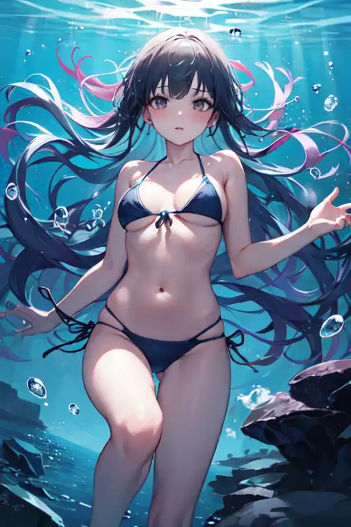 Anime girl bathing suit clearance