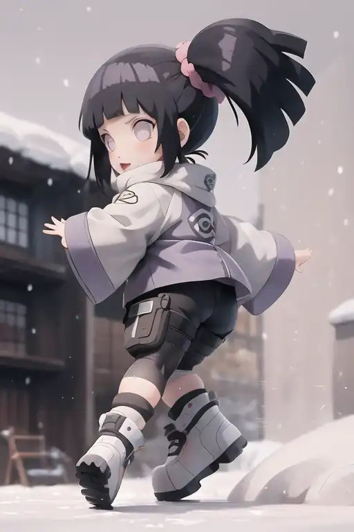 AI Art: Hinata Chibi 😍 by @Sensei_22 | PixAI