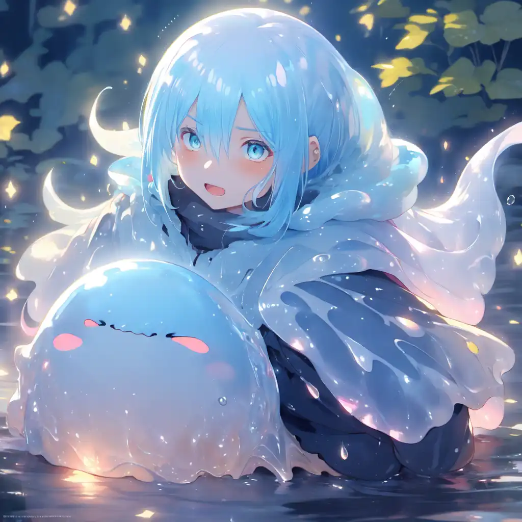 AI Art: rimuru cute transformation by @Ainz Allgone | PixAI