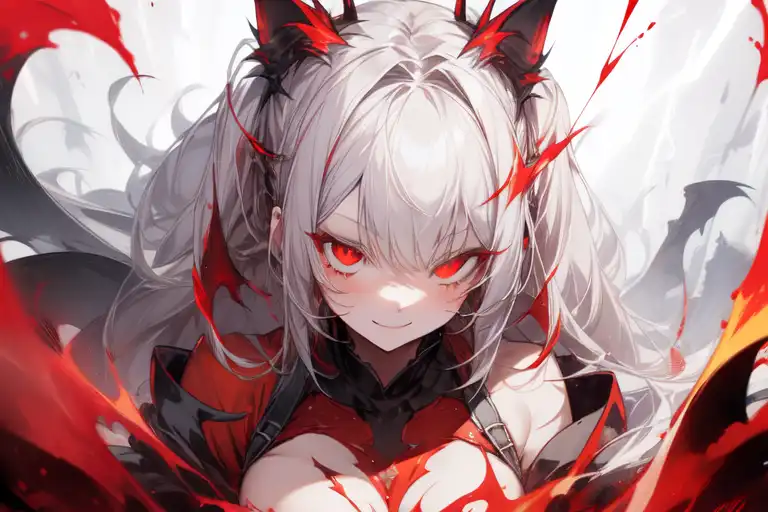 fox demon anime girl