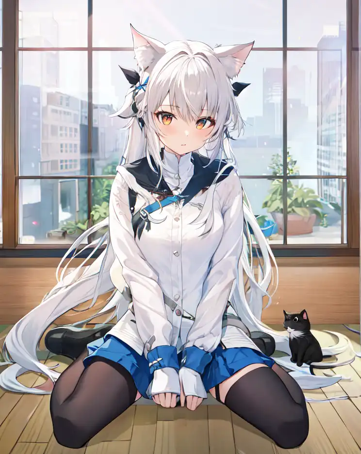 AI Art: Catgirls by @Horo Apple