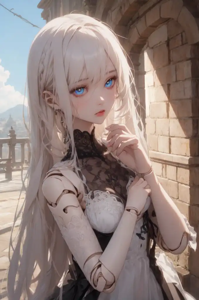 AI Porcelain Doll V2 Anonymous PixAI