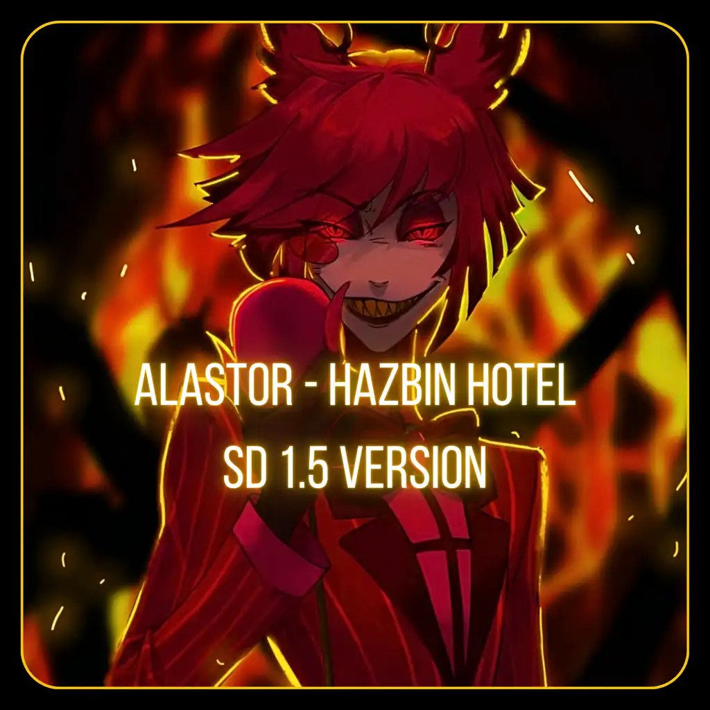 AI Art LoRA Model: Alastor [Anime ver.] (Hazbin Hotel) | PixAI