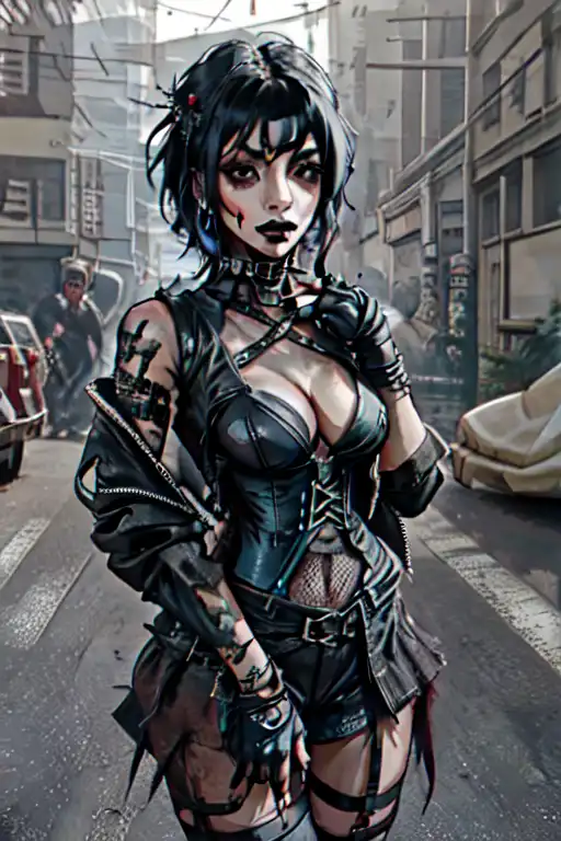 AI Art: goth girl by @goth45