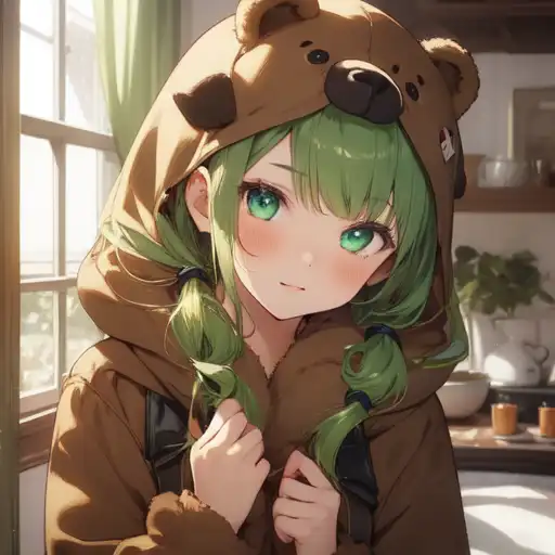 Bear anime girl pfp