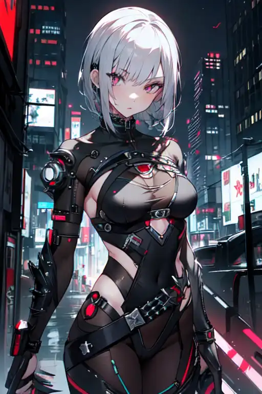 Girl Cyberpunk Somachi MF96 - Illustrations ART street