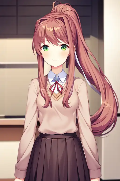 Doki Doki Literature Club Monika 