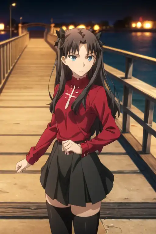 AI Art LoRA Model: Tohsaka Rin  Fate/stay night: Unlimited Blade