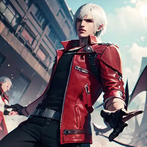 AI Art: Dante from DMC by @Phantom wind (Phantomwind)