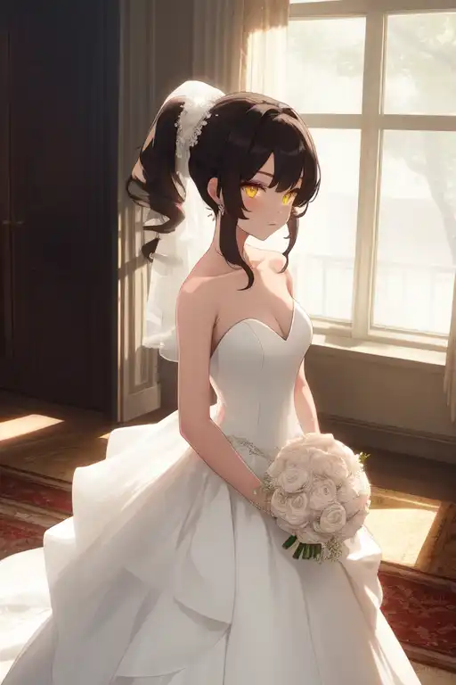 Anime style wedding outlet dress