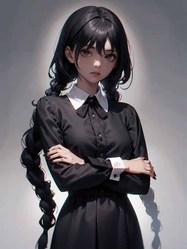 AI Art: Wednesday Addams by @Firidin | PixAI