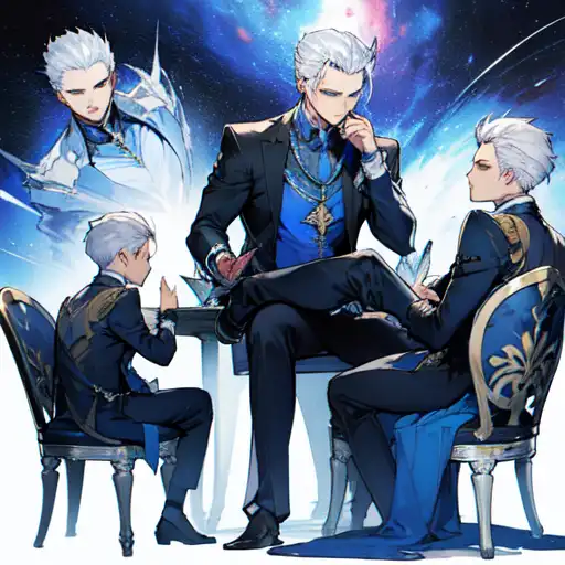 Vergil sitting on a white plastic chair : r/DevilMayCry
