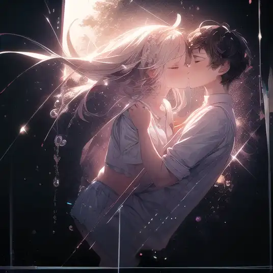 Cute Anime Couple Kiss Wallpaper [1920x1080] : r/Animewallpaper