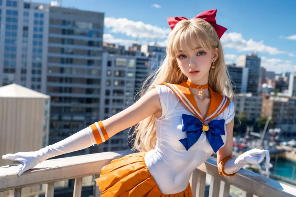 Cute Sailor Venus Cosplay