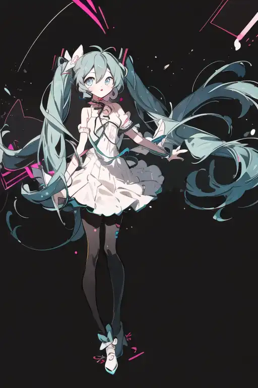 AI Art: Hatsune Miku by @GeoShire