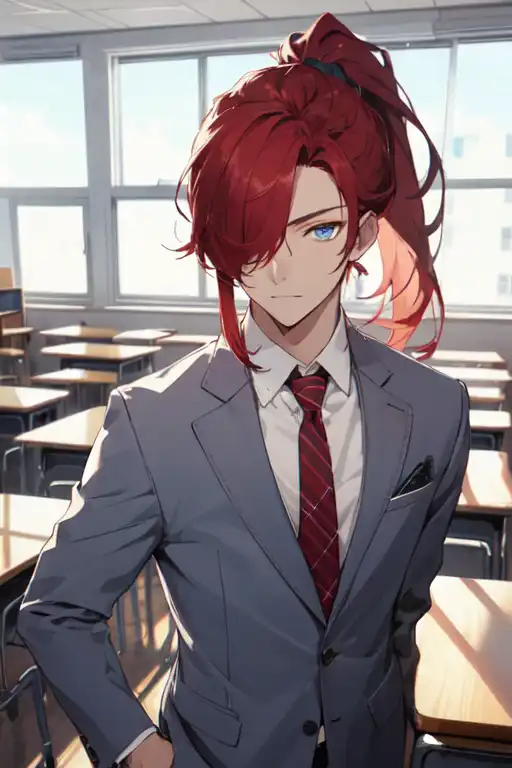 AI Art: Red hair boy by @Naisu