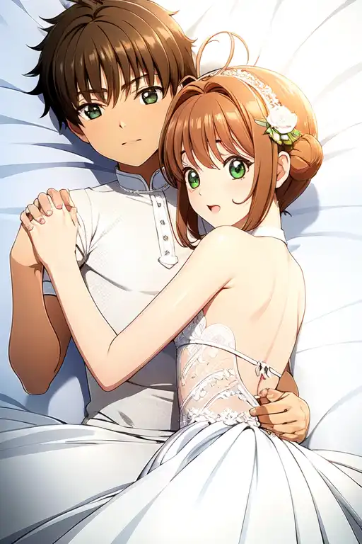 AI Art Sakura x Syaoran by Sakura Kinomoto PixAI