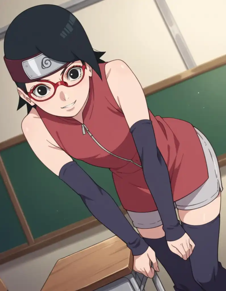 AIイラストLoRA: Sarada Uchiha (うちは サラダ) - Naruto