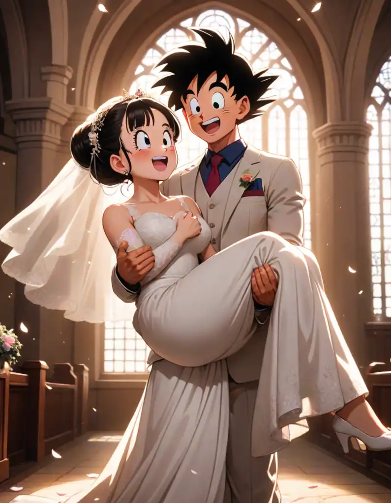 Exploring images in the style of selected image: [Goku & Chi-Chi💖 (Dragon  Ball)] | PixAI