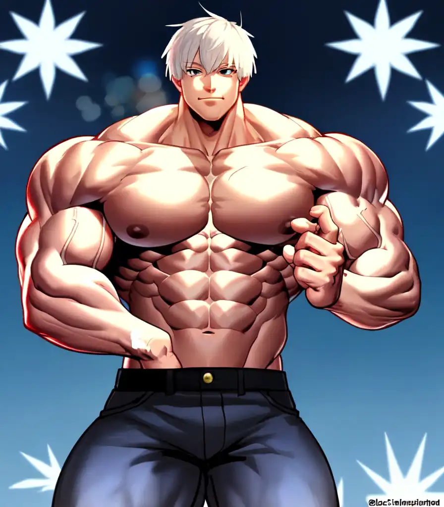 AI Art: Jack frost big muscle growth by @keifo | PixAI