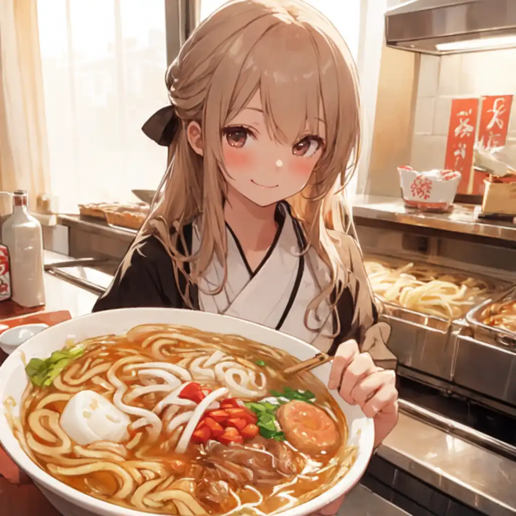 AI Art: Big custom Udon by @Rendo | PixAI