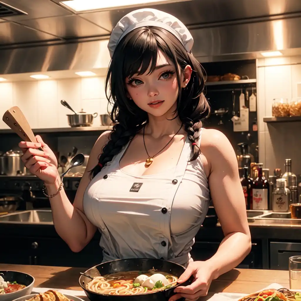 AI Art: Kitchen maid by @Fay Wild