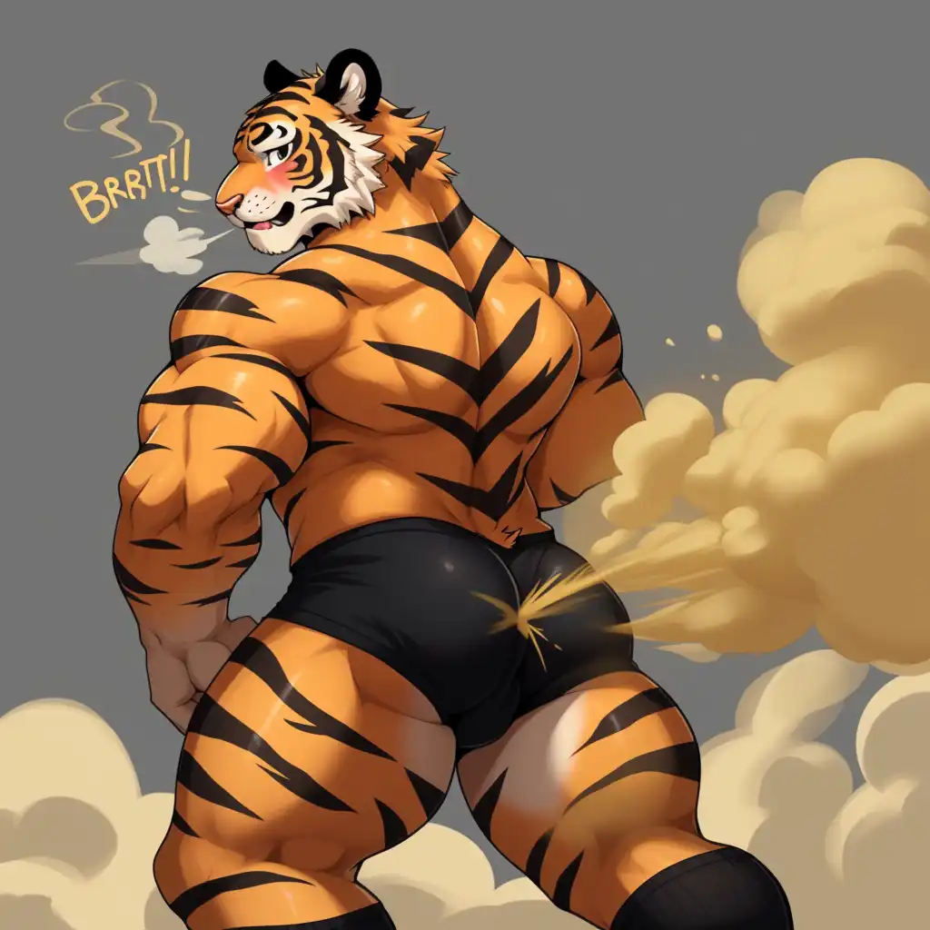 Exploring images in the style of selected image: [Farting tiger] | PixAI