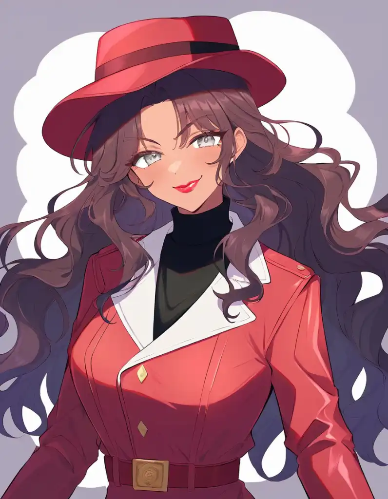 AI Art: Carmen Sandiego by @IzakiRuno | PixAI