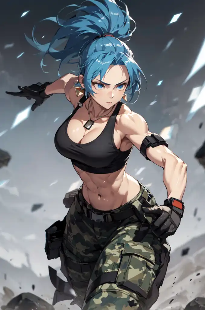 AI Art: Leona Heidern by @Jayvee Robrigado | PixAI