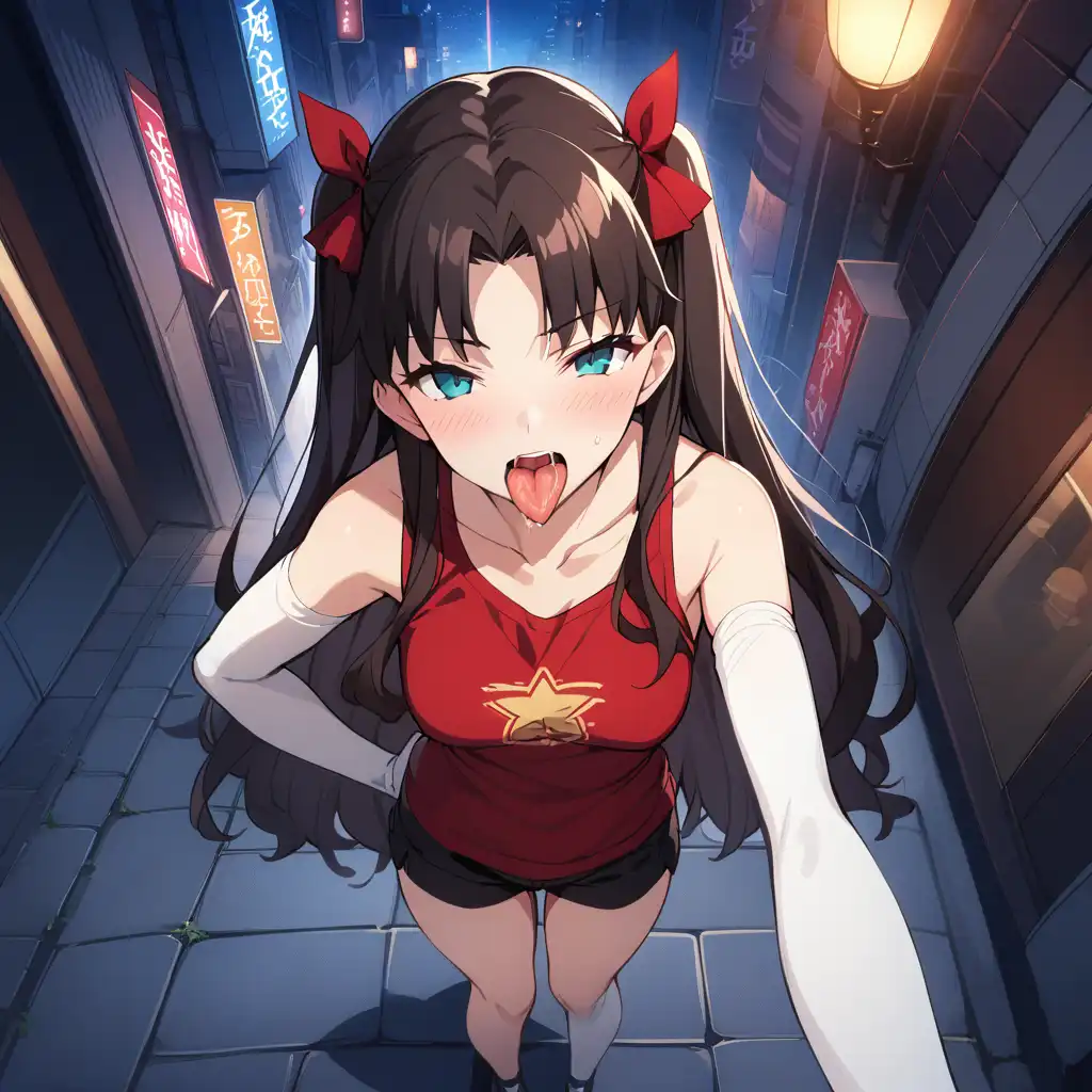 AI Art: Tohsaka Rin by @Gerii4 | PixAI