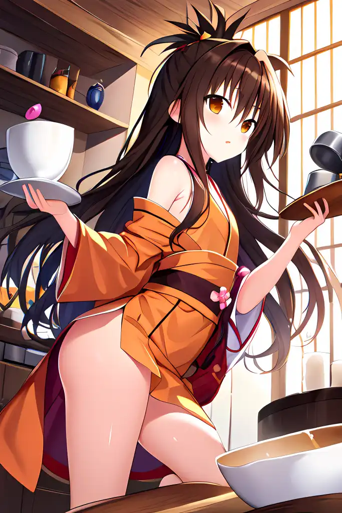 To LOVE-Ru Darkness Mikan kimono4 dumpling 結城美柑の着物4お