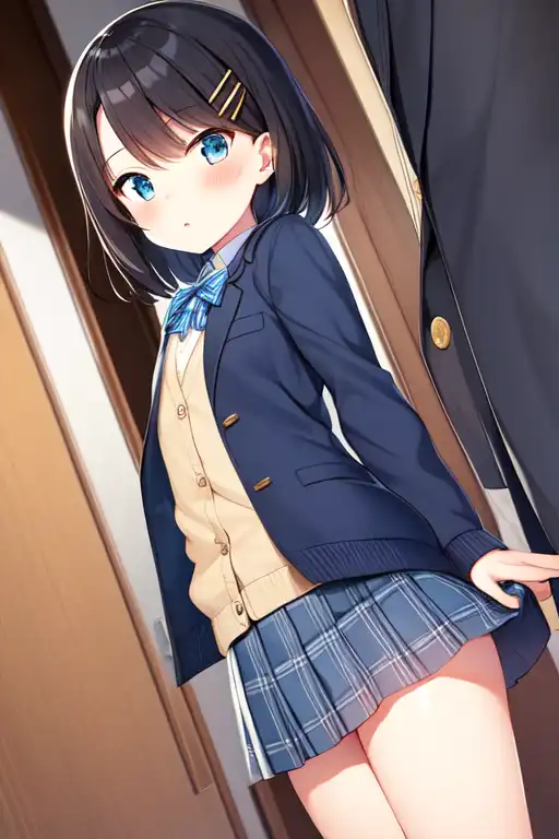 Anjo, cute, girl, anime, HD wallpaper