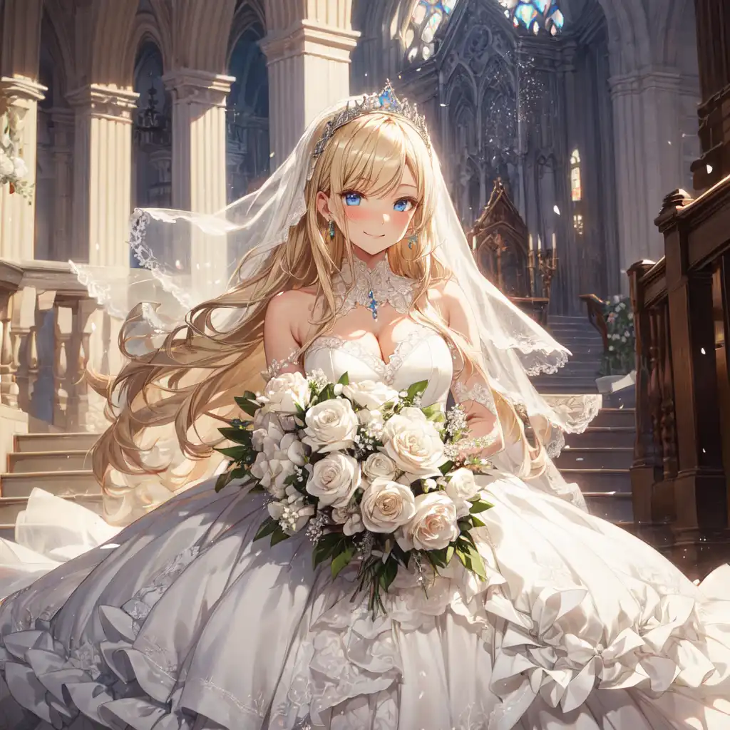 Anime style wedding dress store