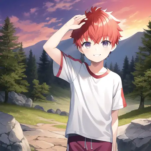 AI Art: Red hair boy by @Naisu