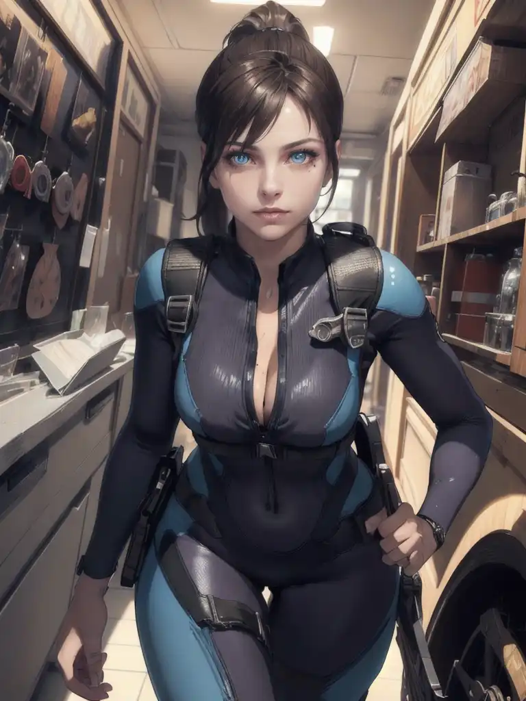 AI Art: Resident Evil Revelations l Jill Valentine by @いおり | PixAI