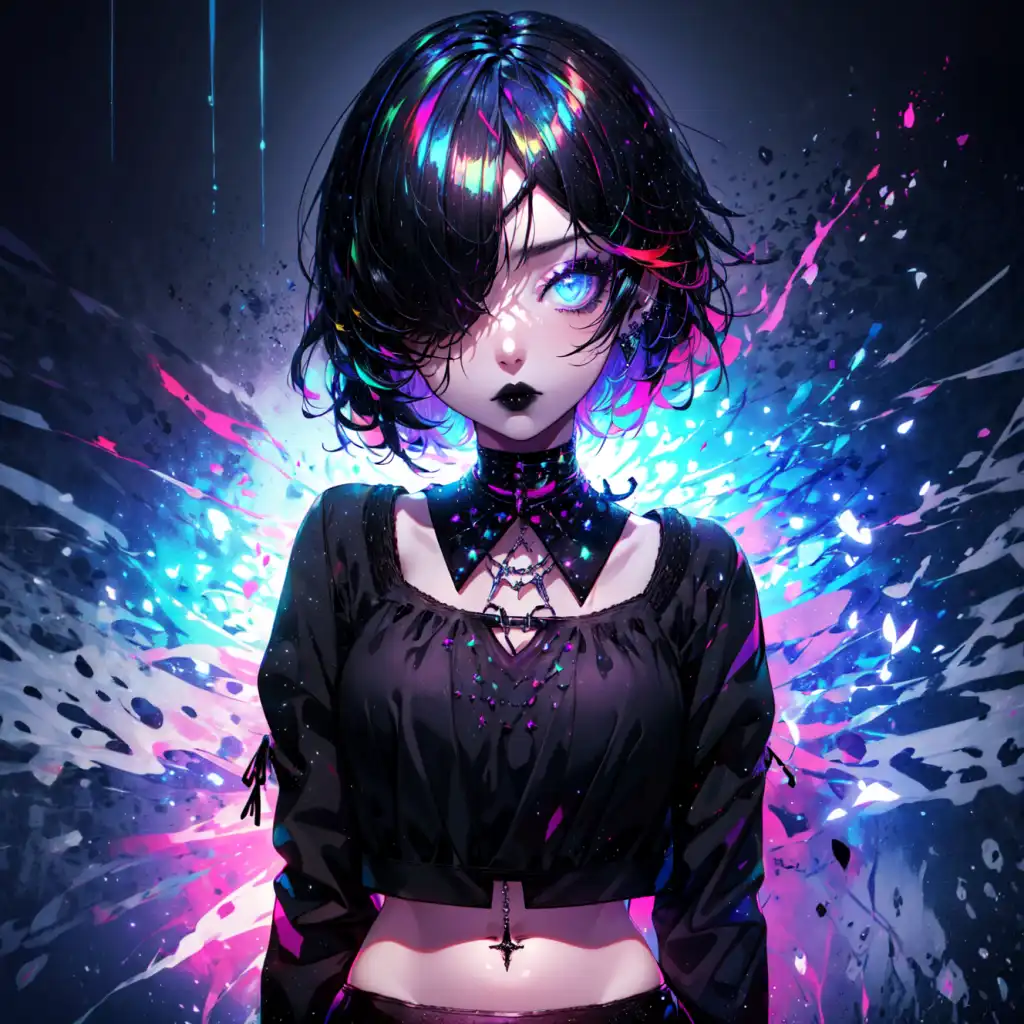 Exploring images in the style of selected image: [goth girl🖤] | PixAI