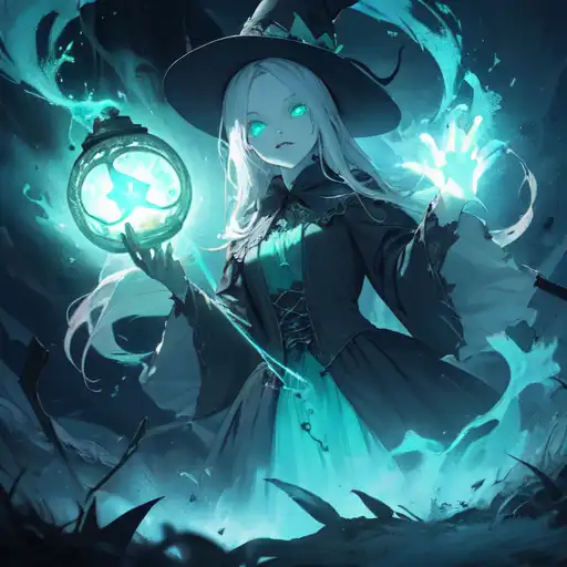 Wallpaper girl, glow, fantasy, witch, Elden Ring, Ranni The Witch